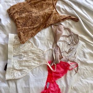 QUICK LINGERIE HAUL 3 Lace Bralettes & 1 Body Suit